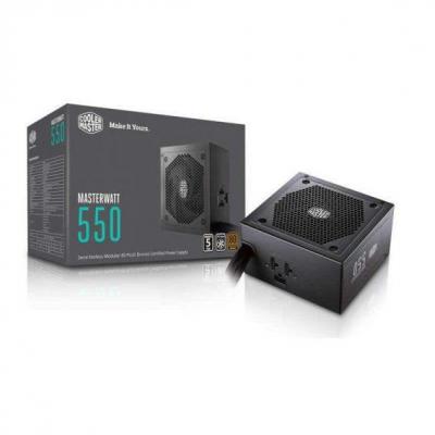 Nguồn máy tính Cooler Master MasterWatt 550 550W – Semi-fanless Modular 80 Plus Bronze